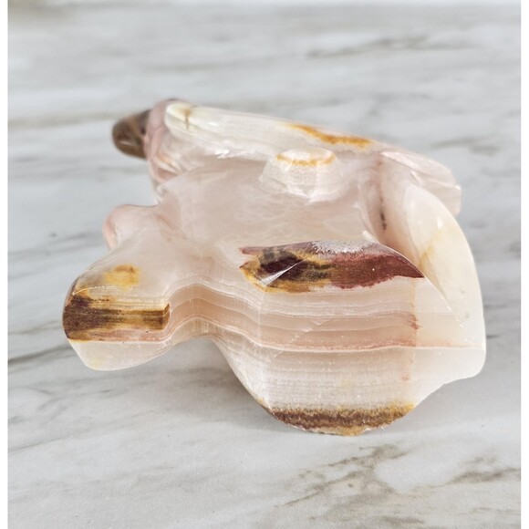 Handmade Marble Parrot Figurine, Christmas Gift, Unique Stone Animal Sculpture - Picture 11 of 16